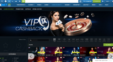 1xBet Live casino 1
