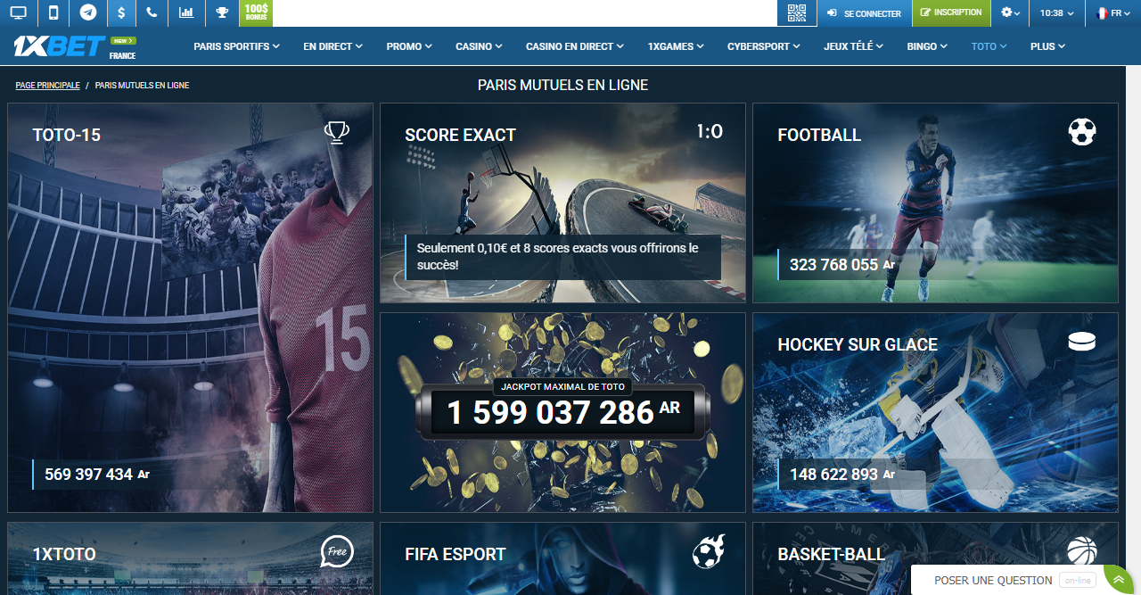 1xBet Toto 1