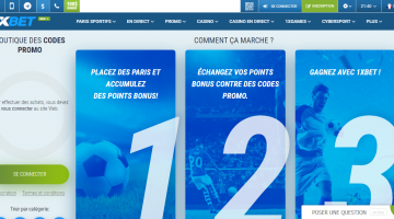 1xBet code promo