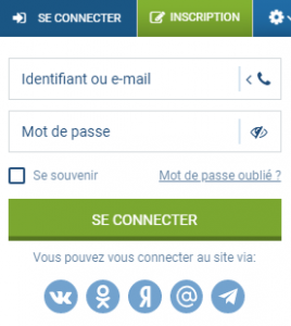 1xBet login 2