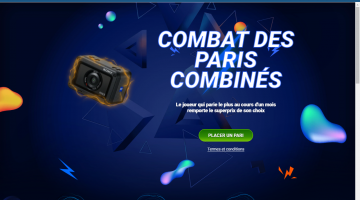 1xBet - Combat des paris combinés