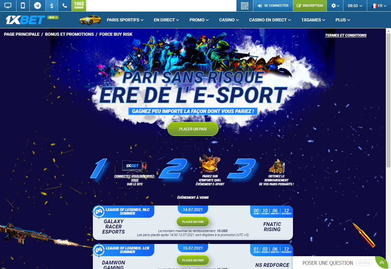 1xBet - Ere de l'E-Sport