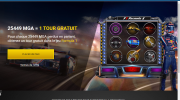 1xBet - Paris sur la Formule 1