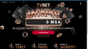 1xBet - TVBet jackpot