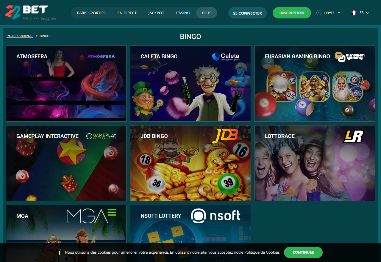 22Bet Bingo 2