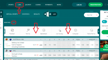 22Bet Live 1