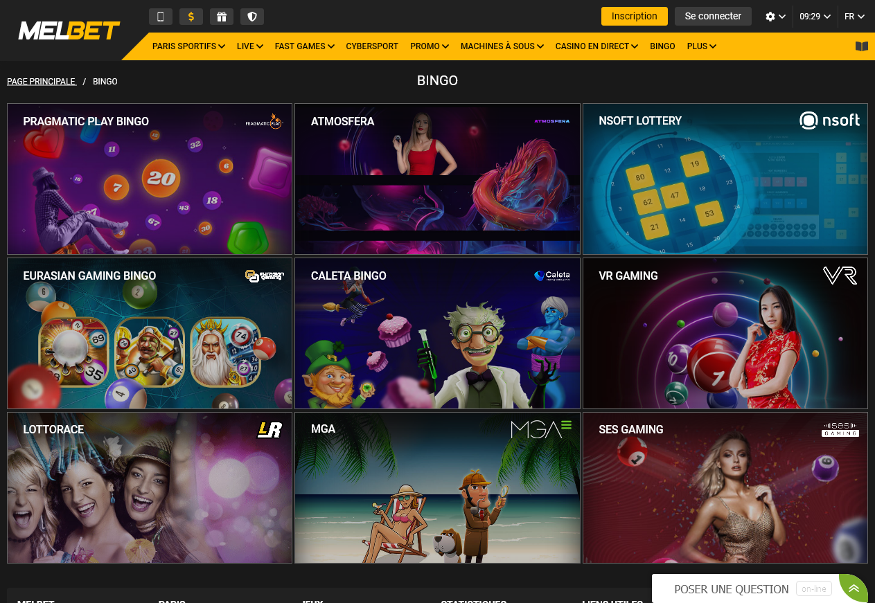 Melbet Bingo